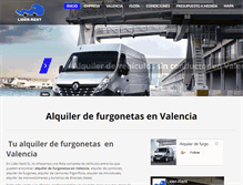 Tablet Screenshot of lider-rent.es